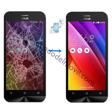 Reparar pantalla Asus Zenfone 2 ZE500CL Cambio de pantalla rota