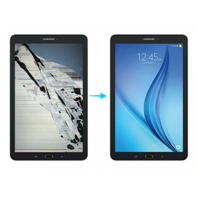 Cambiar Reparar pantalla lcd + tactil Samsung Tab E Cambiar Reparar pantalla lcd + tactil Samsung Tab E