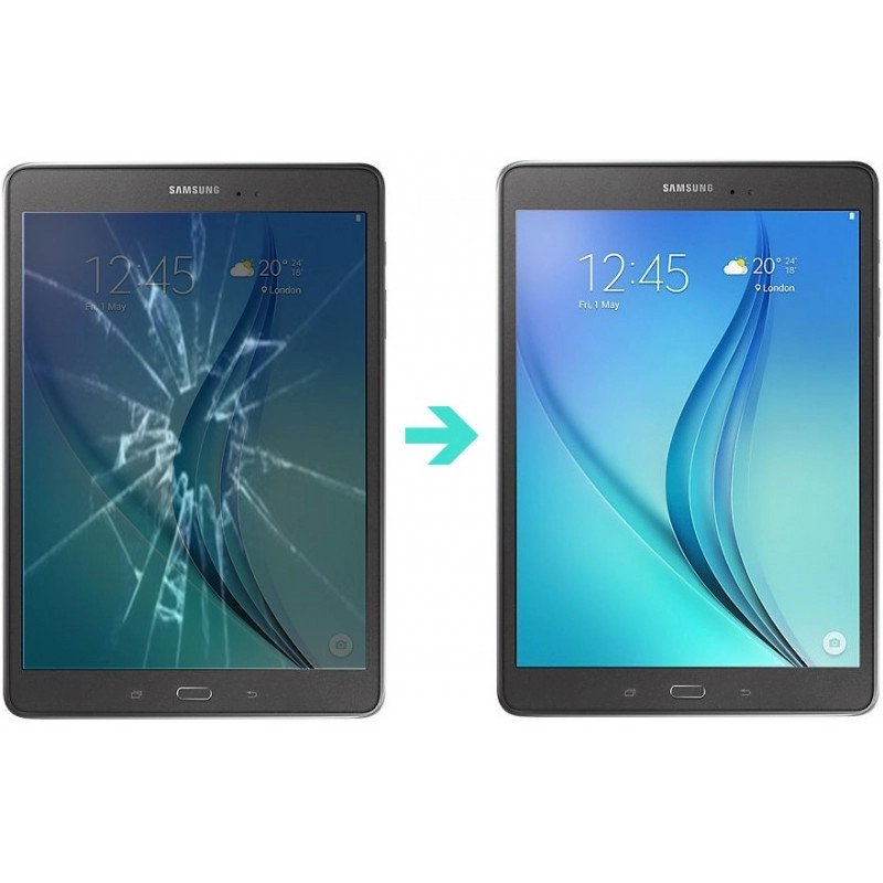 Reparar cambiar pantalla Tablet Samsung Tab A 9.7 al instante sin cita previa llamanos