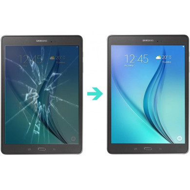 Reparar cambiar pantalla Tablet Samsung Tab A 9.7 al instante sin cita previa llamanos