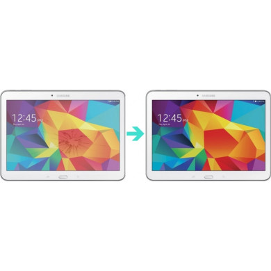 Reparar cambiar pantalla Tablet Samsung Galaxy Tab 4 LTE al instante sin cita previa llamanos