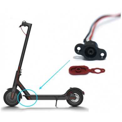 Cambiar conector de carga patinete eléctrico M365 Mundo del Movil
