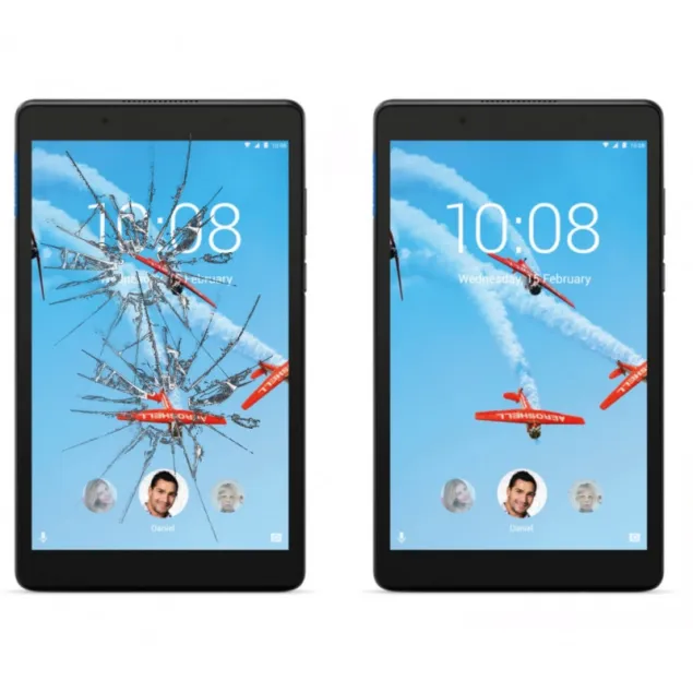 Cambiar cristal táctil de TAB E8 Lenovo al instante, en Madrid