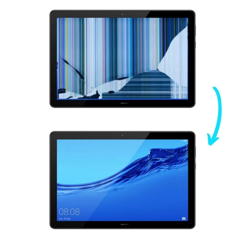 Cambio de pantalla de Tablet Huawei MediaPad T5 10' en Madrid