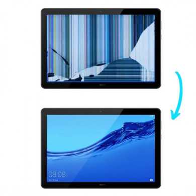 Cambio de pantalla de Tablet Huawei MediaPad T5 10' en Madrid