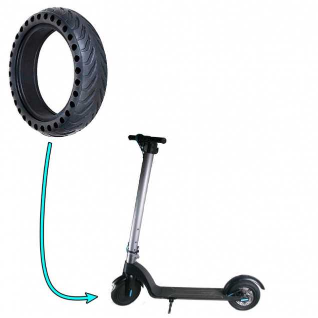 Cambiar rueda maciza (delantera o trasera) del Patinete Cecotec Bongo