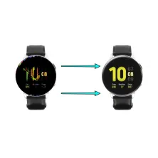 Cambiar pantalla de Galaxy Watch Active 2, al instante sin cita previa