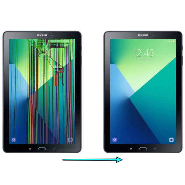 Cambio de pantalla de Samsung Galaxy Tab A 10.1" 2016, en Madrid