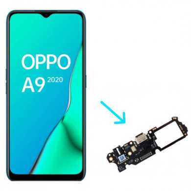 Cambiar conector de carga Oppo A9 2020 urgente con garantia en Madrid.
