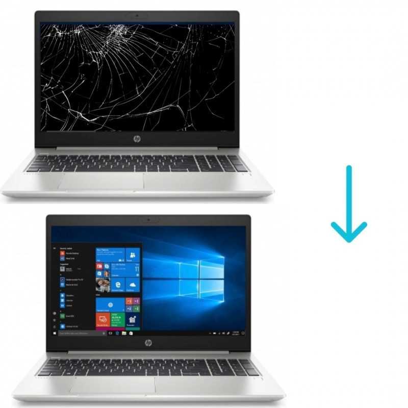Cambiar pantalla HP Probook 450 G7 con garantia en Madrid.