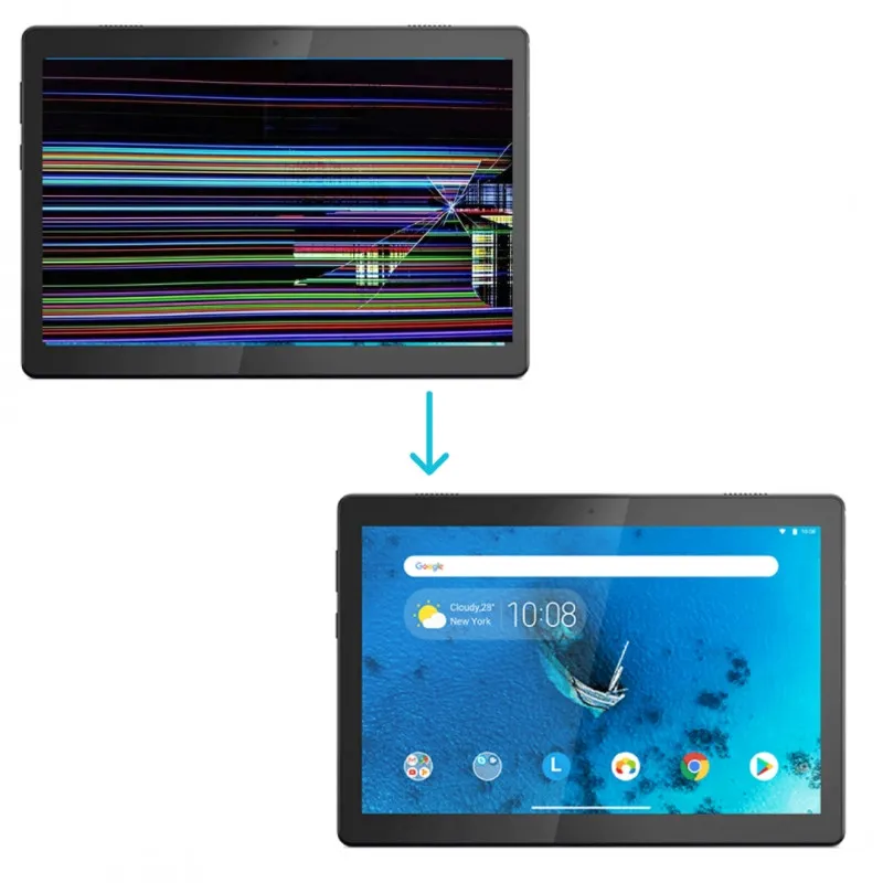 Cambiar pantalla tablet Lenovo M10 | Reparación profesional