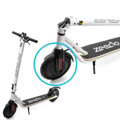 Cambiar colocar rueda maciza patinete Zeeclo Model Comet madrid repuestos