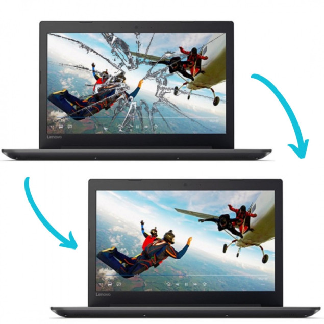 Cambiar pantalla de Portatil Lenovo IdeaPad 320 al instante