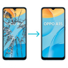 Cambiar pantalla de Oppo A15. Servicio técnico de Oppo.