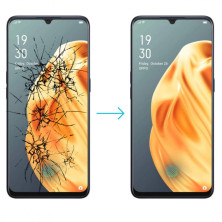 Cambiar pantalla Oppo F15 con garantia Madrid Servicio técnico
