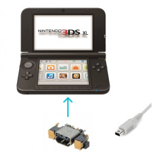 Cambiar conector de carga Nintendo 3DS XL con garantia en Madrid.
