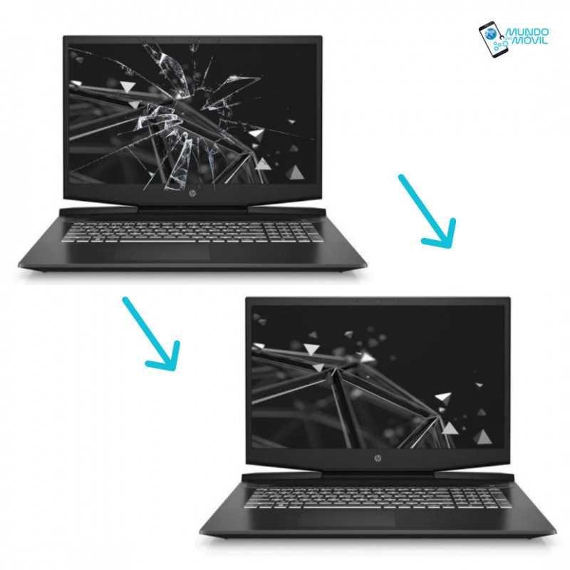 Cambiar pantalla de portatil HP 17-1002NS Pavilion en Madrid.