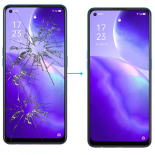 Cambiar pantalla Oppo Reno 5Z con garantia. Reparar movil Oppo Madrid