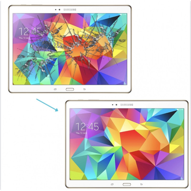 Cambiamos el cristal de tu pantalla de tu tablet Samsung Galaxy Tab S.