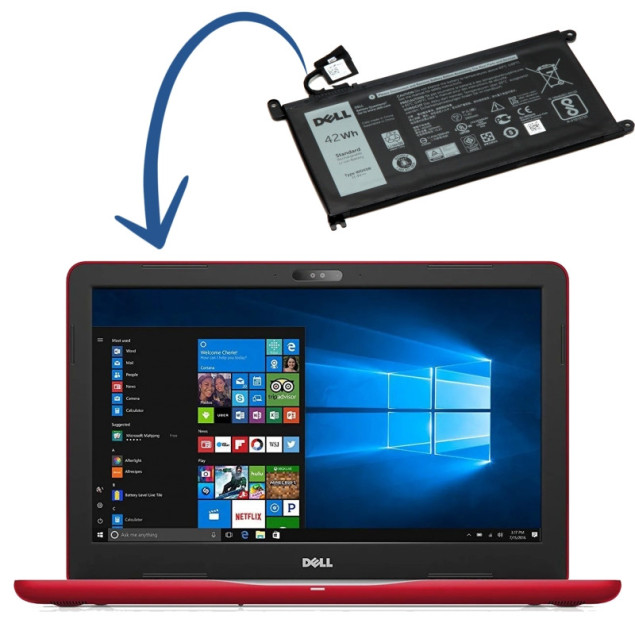 Cambiar batería de tu Dell Inspiron 5567 al instante en Madrid.