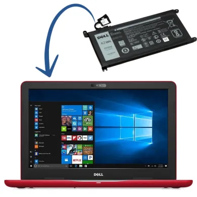 Cambiar batería de tu Dell Inspiron 5567 al instante en Madrid.