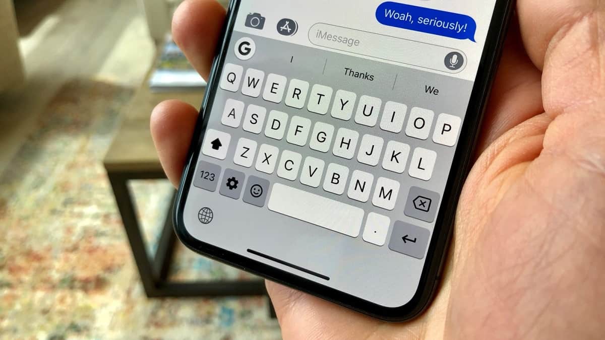 escribir con Swipe en tu iPhone