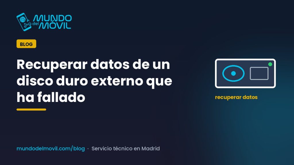 Disco duro externo abierto mostrando los platos y el cabezal de lectura