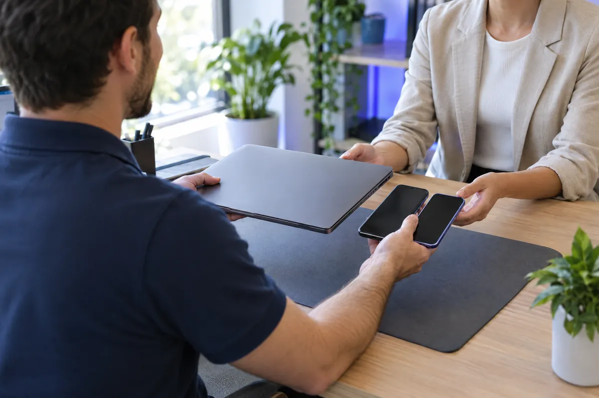 Recogida y entrega de equipos en tu empresa en Madrid